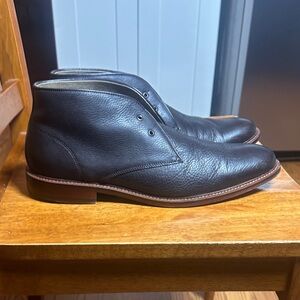 Banana Republic Black Leather Chukka Boots